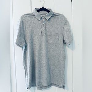 J. Crew Broken-In Polo / Gray / M